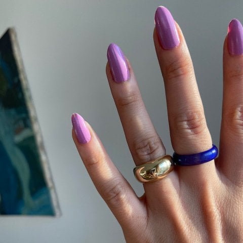 Saks Mavi Akik Taş Yüzük