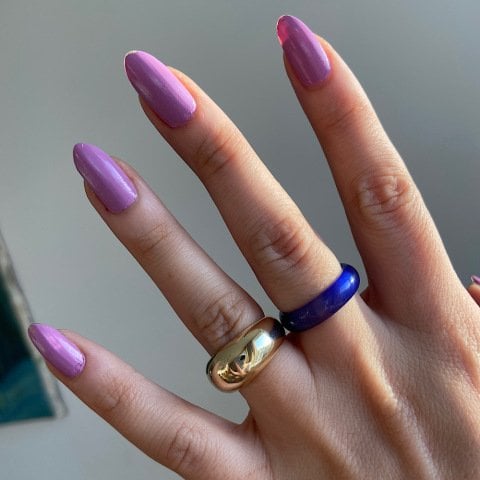 Saks Mavi Akik Taş Yüzük