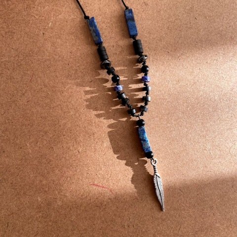 Blue Shades Lapis Lazuli Erkek Kolye