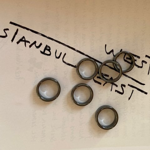Hematit Taş Yüzük