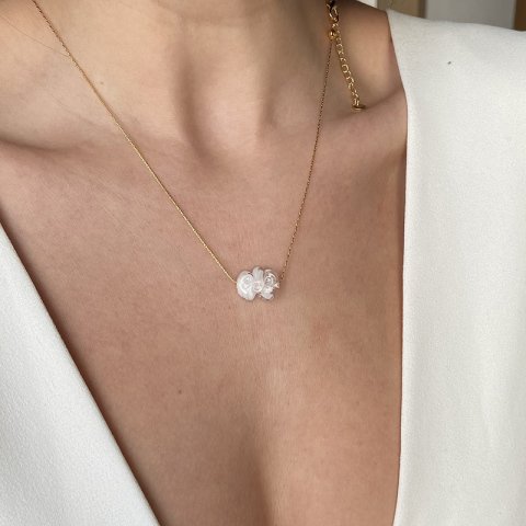 Element Hava Şeffaf Kolye