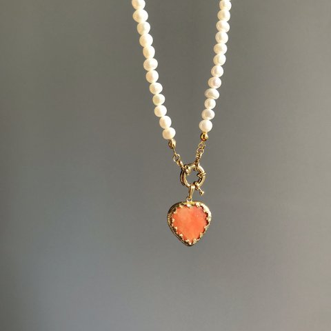 Vintage Doğal Taş Kolye