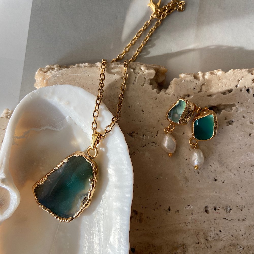 Mezat Zamanı İncili Agat Set