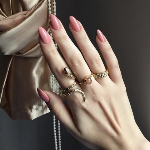 Turuncu Akik Taşı Yüzük