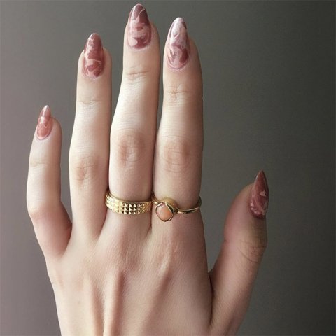 Turuncu Akik Taşı Yüzük