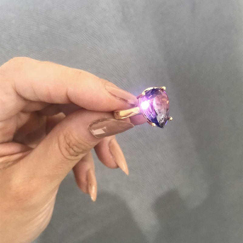 Damla Turmalin Taş Yüzük