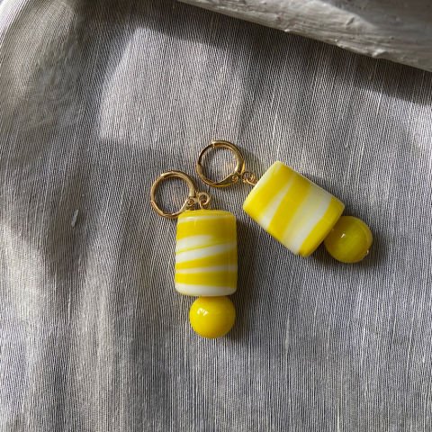 Lemon Candy Limonlu Cam Küpe