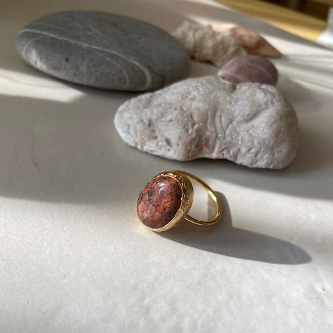 Jasper Doğal Taş Yüzük