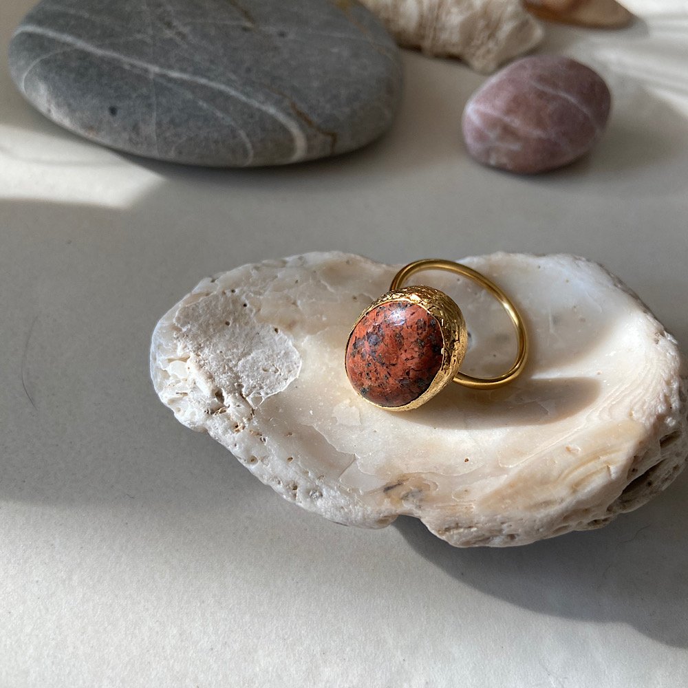 Jasper Doğal Taş Yüzük