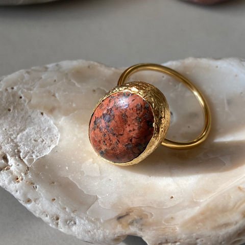 Jasper Doğal Taş Yüzük