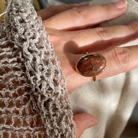 Jasper Doğal Taş Yüzük