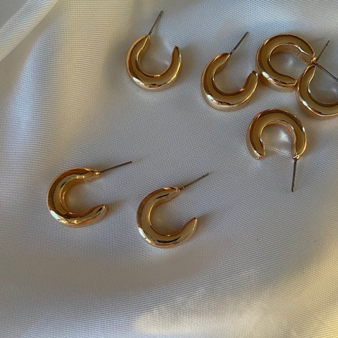 Basic Kalın Halka Küpe
