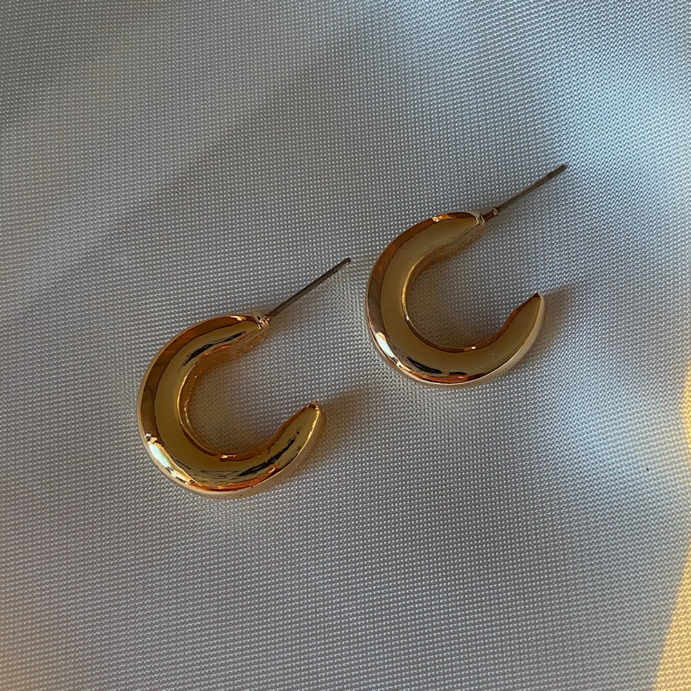 Basic Kalın Halka Küpe