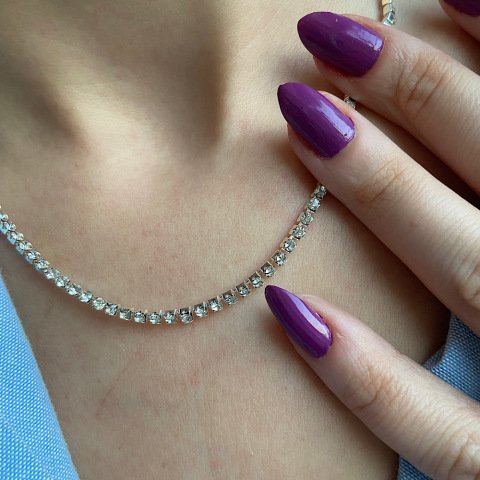 Swarovski Taş Kolye