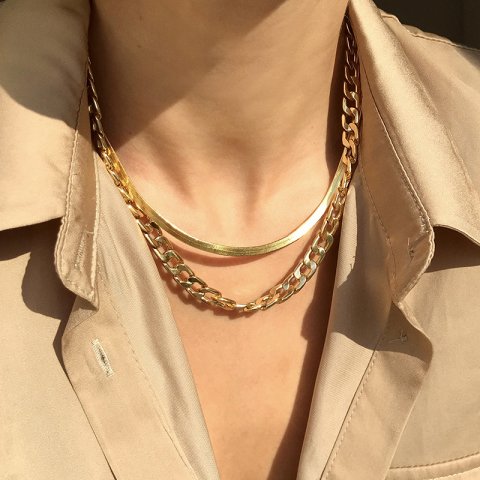 İtalyan Hasır Zincir Kolye