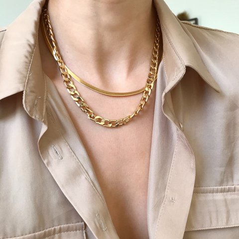 İtalyan Hasır Zincir Kolye