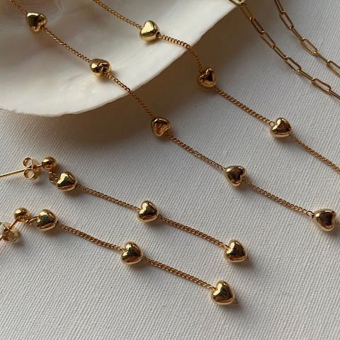 Mezat Zamanı Goldies Kalp Set