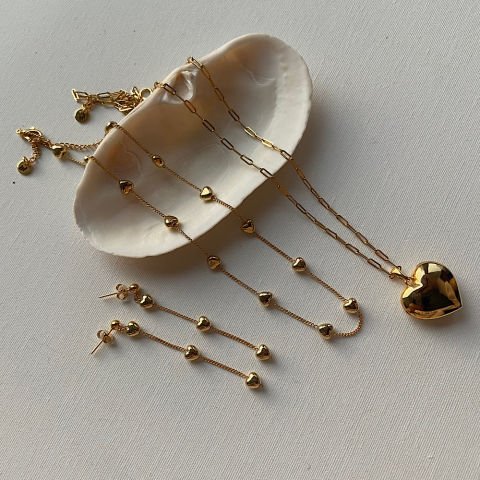 Mezat Zamanı Goldies Kalp Set