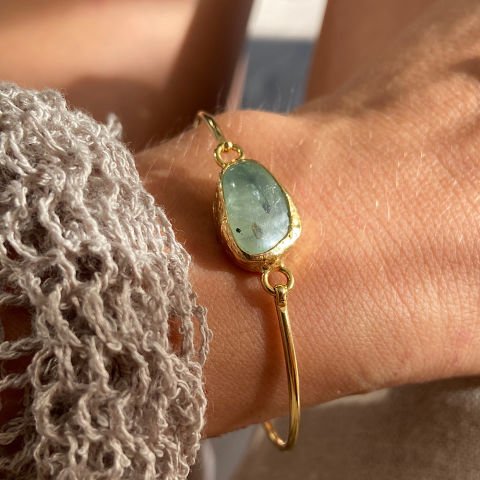 Prinayt Cebrail Taşı Kelepçe Bileklik