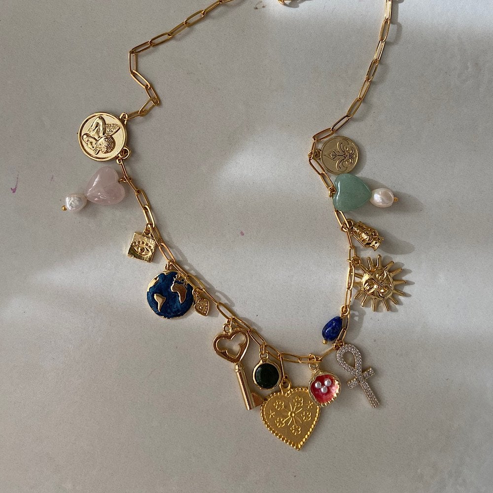 Heart of The Sun Charm Kolye