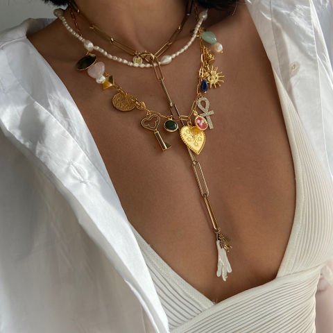 Heart of The Sun Charm Kolye