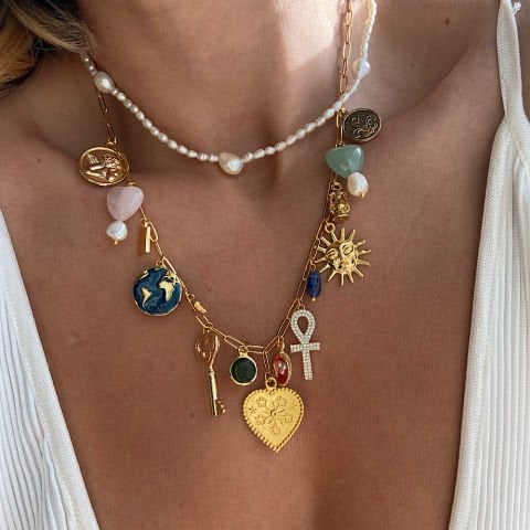 Heart of The Sun Charm Kolye