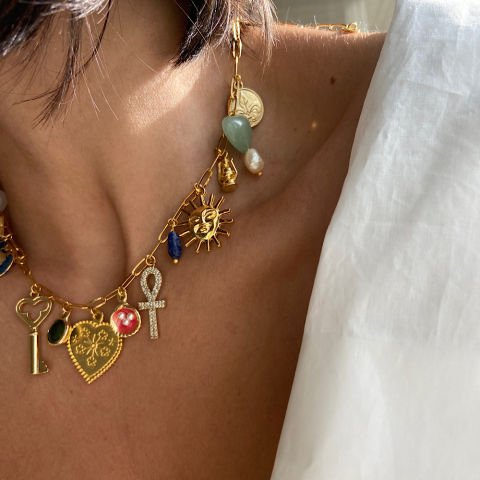 Heart of The Sun Charm Kolye