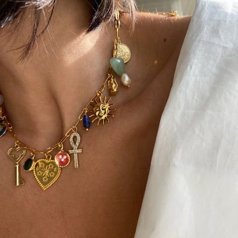 Heart of The Sun Charm Kolye