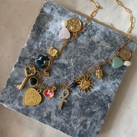 Heart of The Sun Charm Kolye