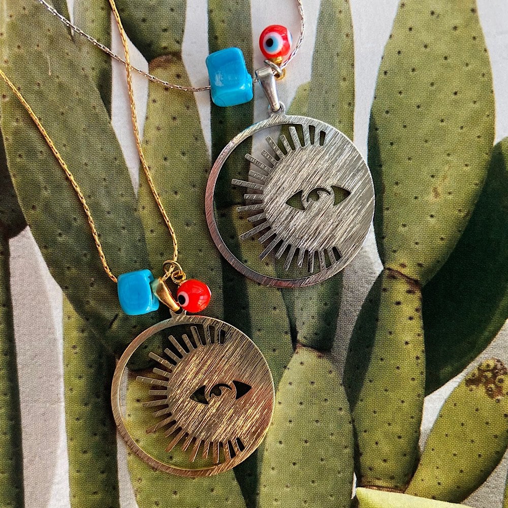 Güneşin Gözü Charm Kolye