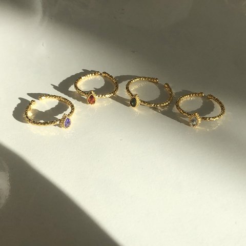 Minimal Damla Yüzük