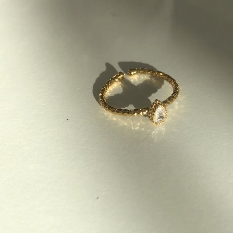 Minimal Damla Yüzük