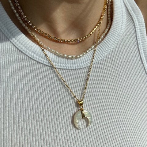 Taşlı Choker Kolye