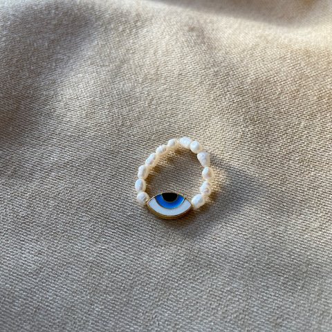 Giz Göz İnci Yüzük