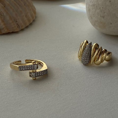 Honey Hive İkili Yüzük Set