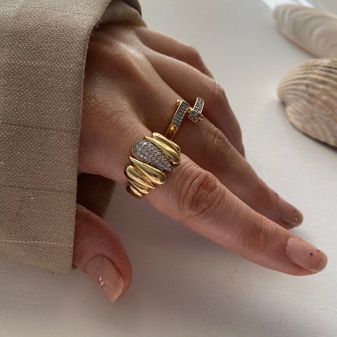Honey Hive İkili Yüzük Set