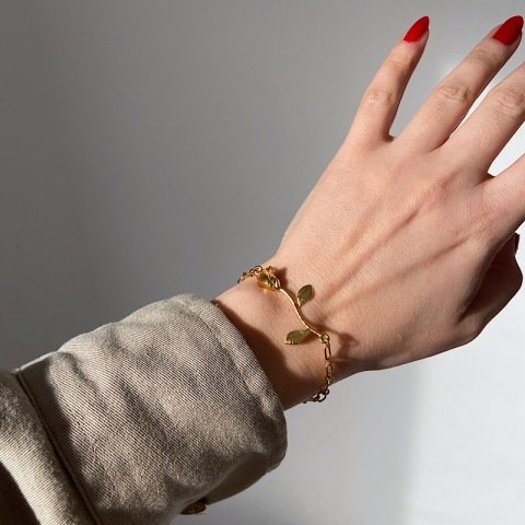 Vintage Gül Bileklik