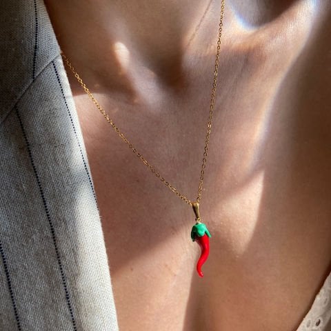 Red Hot Chili Biber Kolye